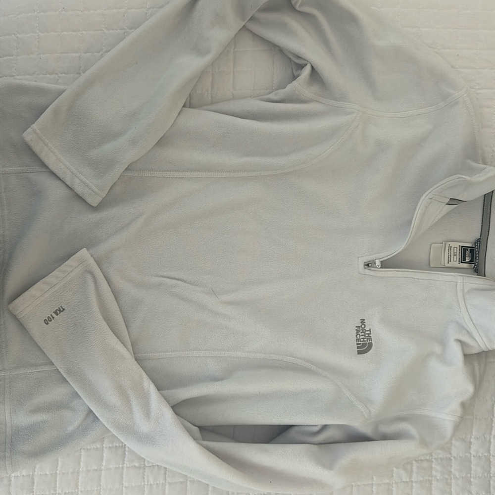 Women’s, White,  North Face pullover, Large